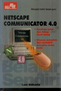 Belajar Sendiri Netscape Coomunicator 4.0