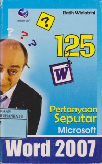 125 Pertanyaan Seputar Microsoft Word 2007