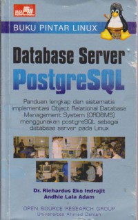 Buku Pintar Linux Data Base Server Postgre SQL