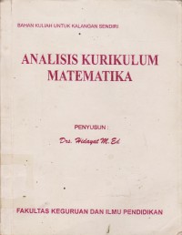 Analisis Kurikulum Matematika