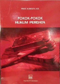 Pokok-Pokok Hukum Perdata