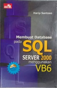 Membuat Database Pada SQL Sever 2000 Menggunakan VB6