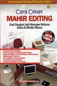 Cara Cepat Mahir Editing