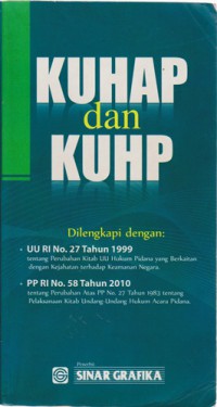 KUHAP Dan KUHP