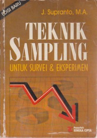 Teknik Sampling : Untuk Survey Dan Eksperimen