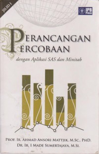 Perancangan Percobaan Dengan Aplikasi SAS Dan Minitab