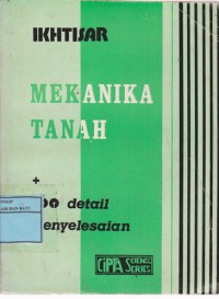 Ikhtisar Mekanika Tanah + 160 Detail Penyelesaian