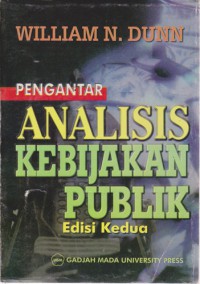 Pengantar Analisis Kebijakan Publik