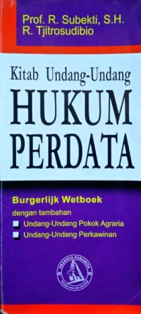 Kitab Undang-Undang Hukum Perdata