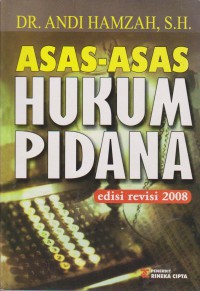 Asas-Asas Hukum Pidana