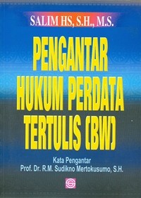 Pengantar Hukum Perdata Tertulis (BW)