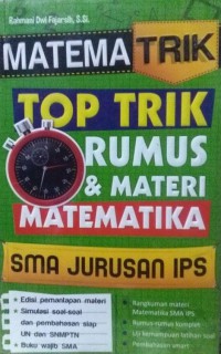 Matematrik : Top Trik Rumus & Materi Matematika SMA Jurusan IPS