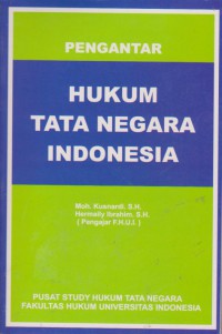 Pengantar Hukum Tata Negara Indonesia