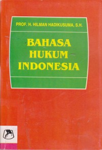 Bahasa Hukum Indonesia