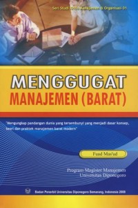 Menggugat Manajemen (Barat)