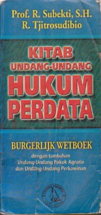 Kitab Undang-Undang Hukum Perdata