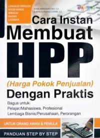 Cara Instan Membuat HPP (Harga Pokok Penjualan Dengan Praktis)