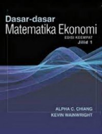 Dasar-Dasar Matematika Ekonomi