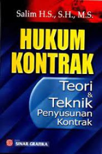 Hukum Kontrak : Teori & Teknik Penyusunan Kontrak