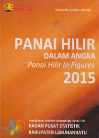 Panai Hilir Dalam Angka Panai Hilir In Figures 2015